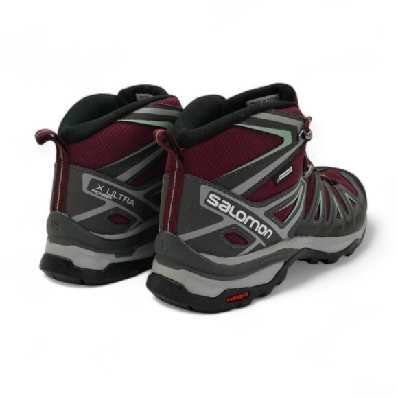Salomon Women's Size 8.5 X Ultra Pioneer Mid Clima Waterproof Hiking Boots - Picture 13 of 16